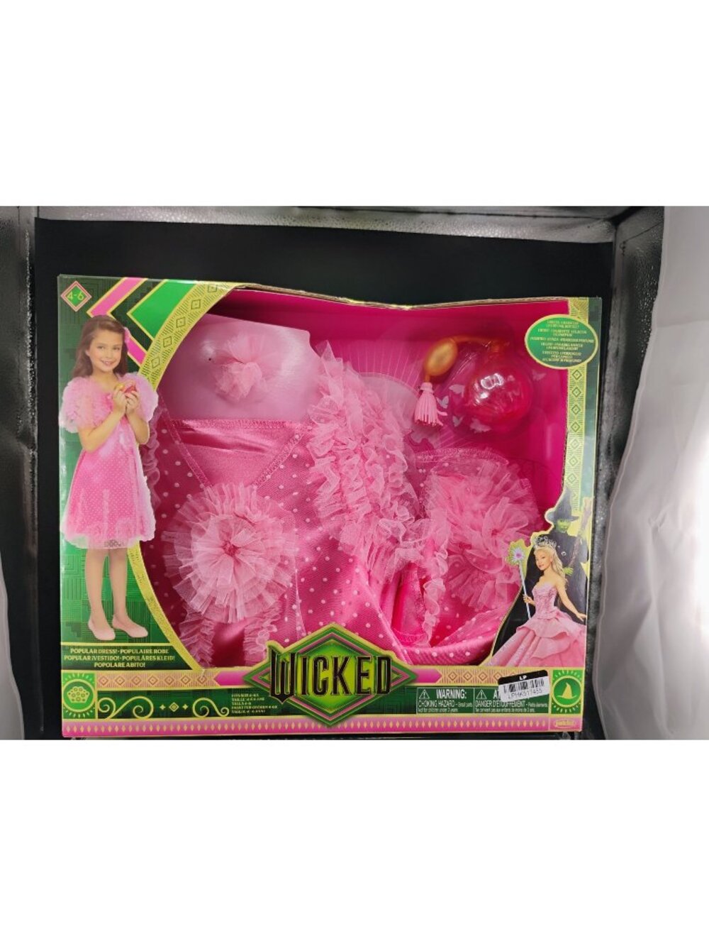 Wicked Glinda Deluxe Dress & Accessories Set For Ages 4-6